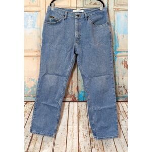 Lee Mens Size 36 x 29 Blue Light Wash Regular Fit Denim Straight Jeans 2008916